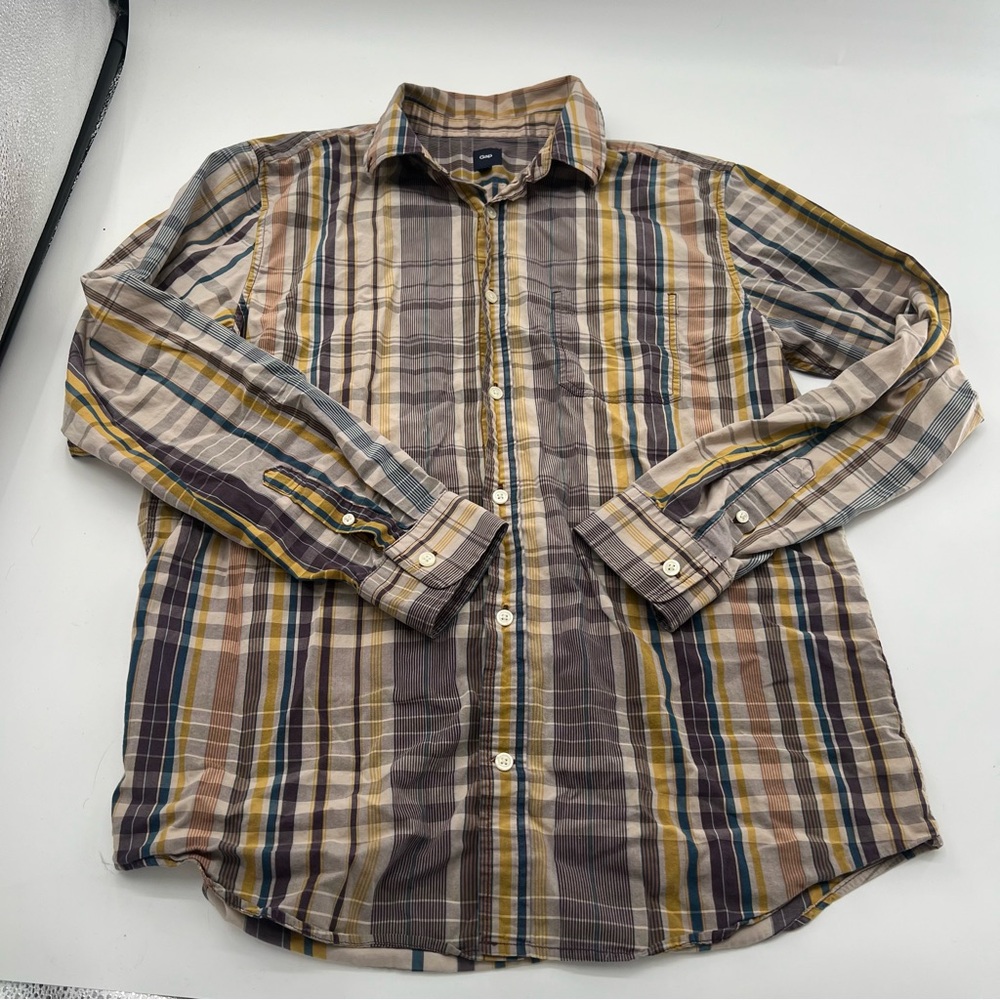 Gap Bundle 2pc Men’s Button Up Collared Shirt Lon… - image 4